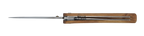 Couteau pliant Le Paysan – lame Carbonox ultra-tranchante 90mm – manche bois genévrier – fabriqué en France - vue dessous.