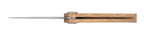 Couteau pliant Vercingétorix – lame Carbonox ultra-tranchante 90mm – manche bois chêne vert – fabriqué en France - vue dessous.