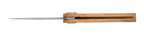 Couteau pliant Vercingétorix – lame Carbonox ultra-tranchante 90mm – manche bois genévrier – fabriqué en France - vue dessous