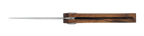 Couteau pliant Vercingétorix – lame Carbonox ultra-tranchante 90mm – manche bois olivier – fabriqué en France - vue dessous.